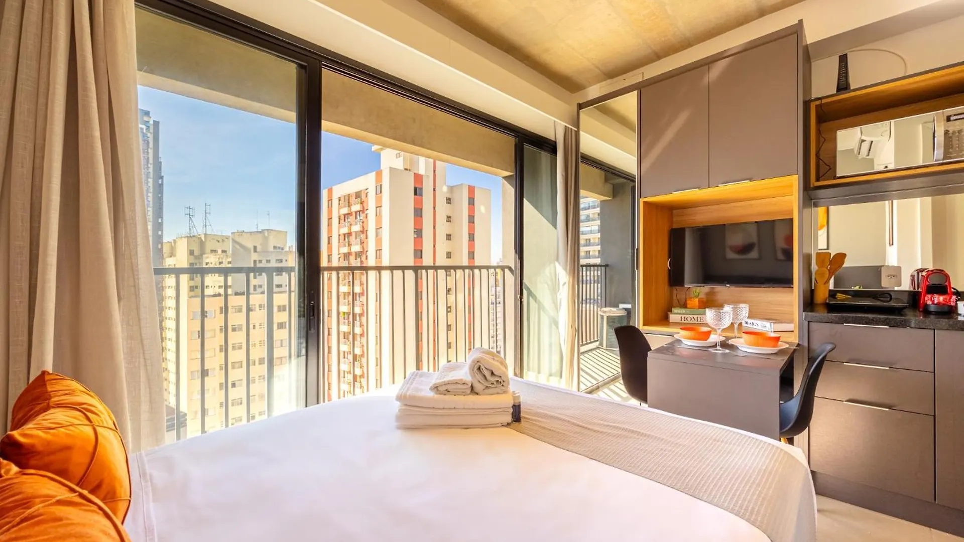 Easy Star - Studio Com Vista Panoramica Da Bela Vista - Jl01I São Paulo 0*,  Brazílie
